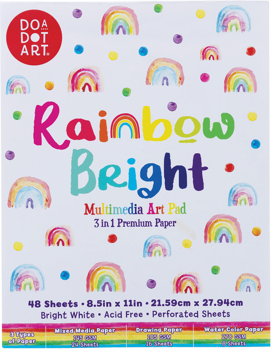 Rainbow Bright Multimedia Art Pad
