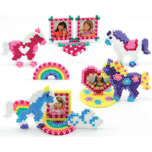 Rainbow Ponies Perler Fused Bead Arch Set