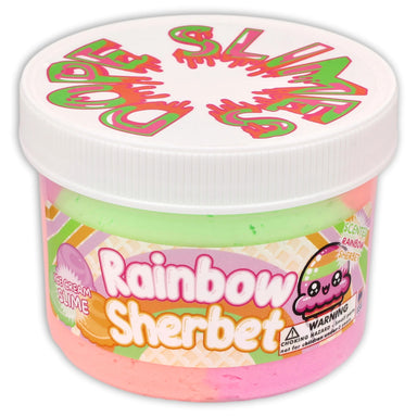 Rainbow Sherbert Dope Slime