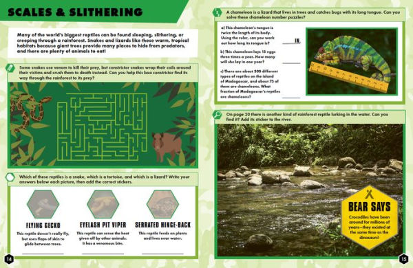 Rainforests Bear Grylls Activity Book