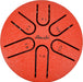 Red Steel Tongue Drum