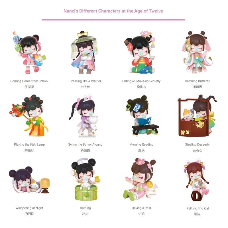 Rolife Nanci Series Blooming Girl Surprise Figure Dolls in Blind Box