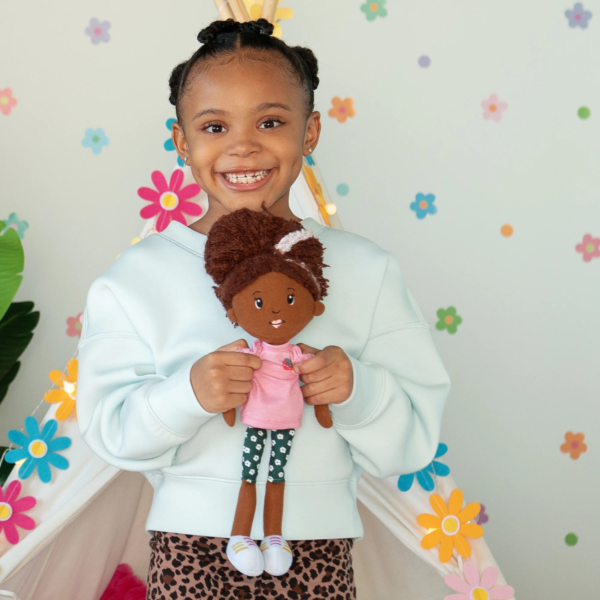 Saige Brown Skin with Black Hair Groovy Girls Doll