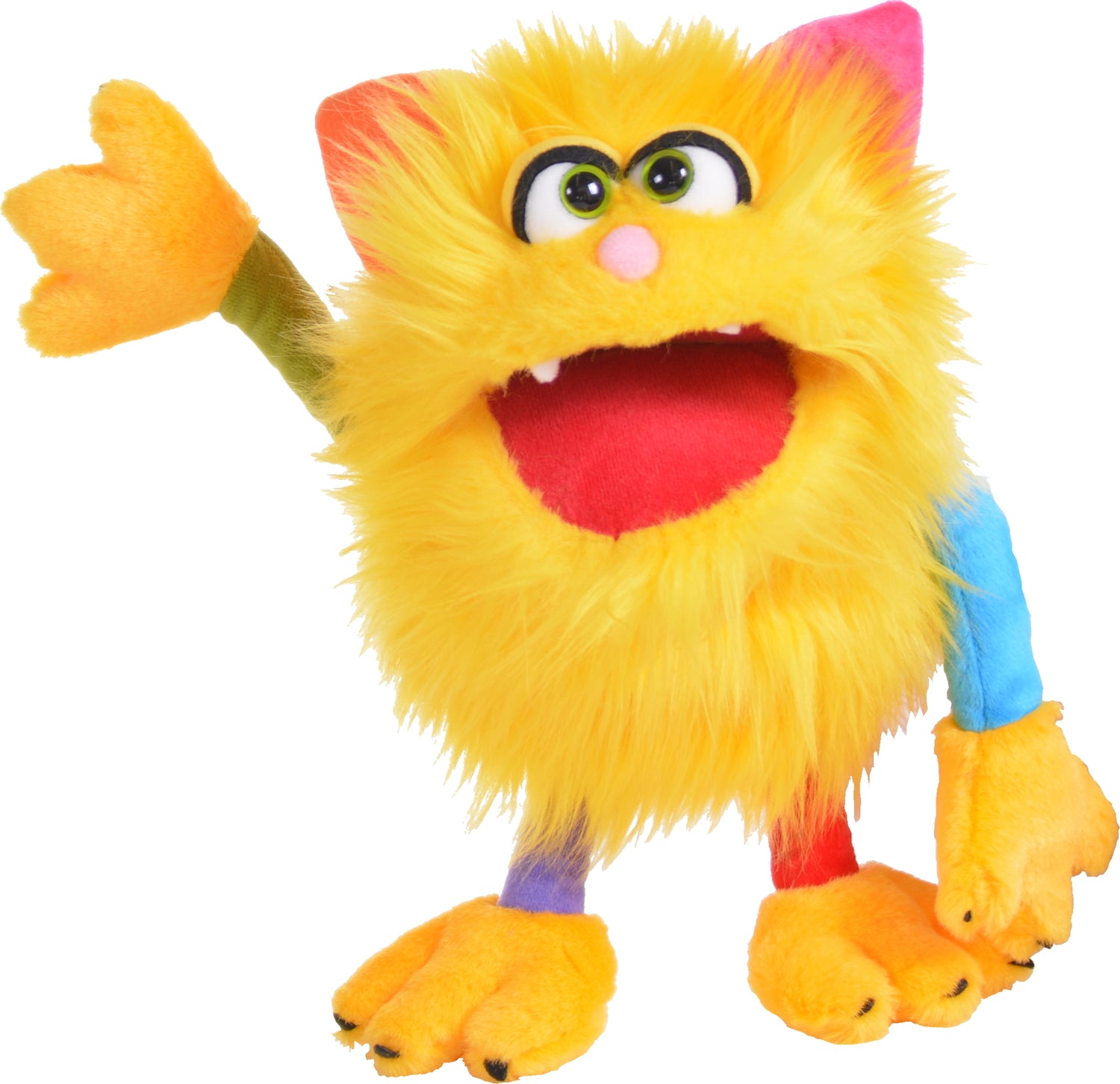 Sassy 14" Yellow Monster to Go Hand Puppet