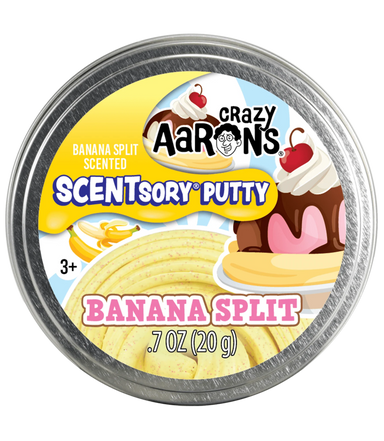 Scentsory Banana Split 2.75" Thinking Putty