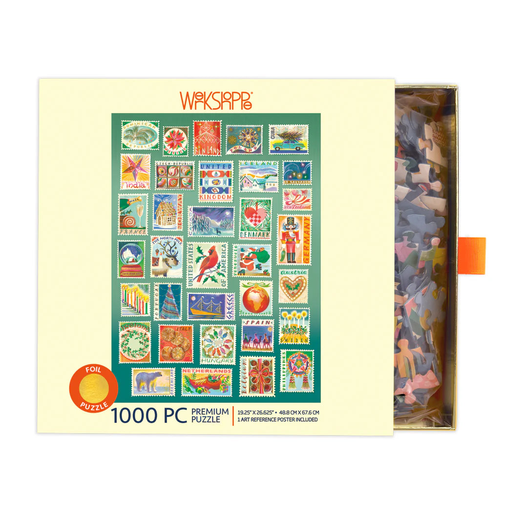 Seasonal Stamps 1000 Piece Puzzle