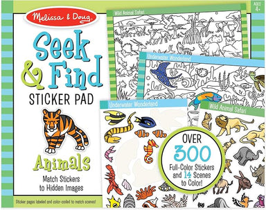 Seek & Find Animals Sticker Pad