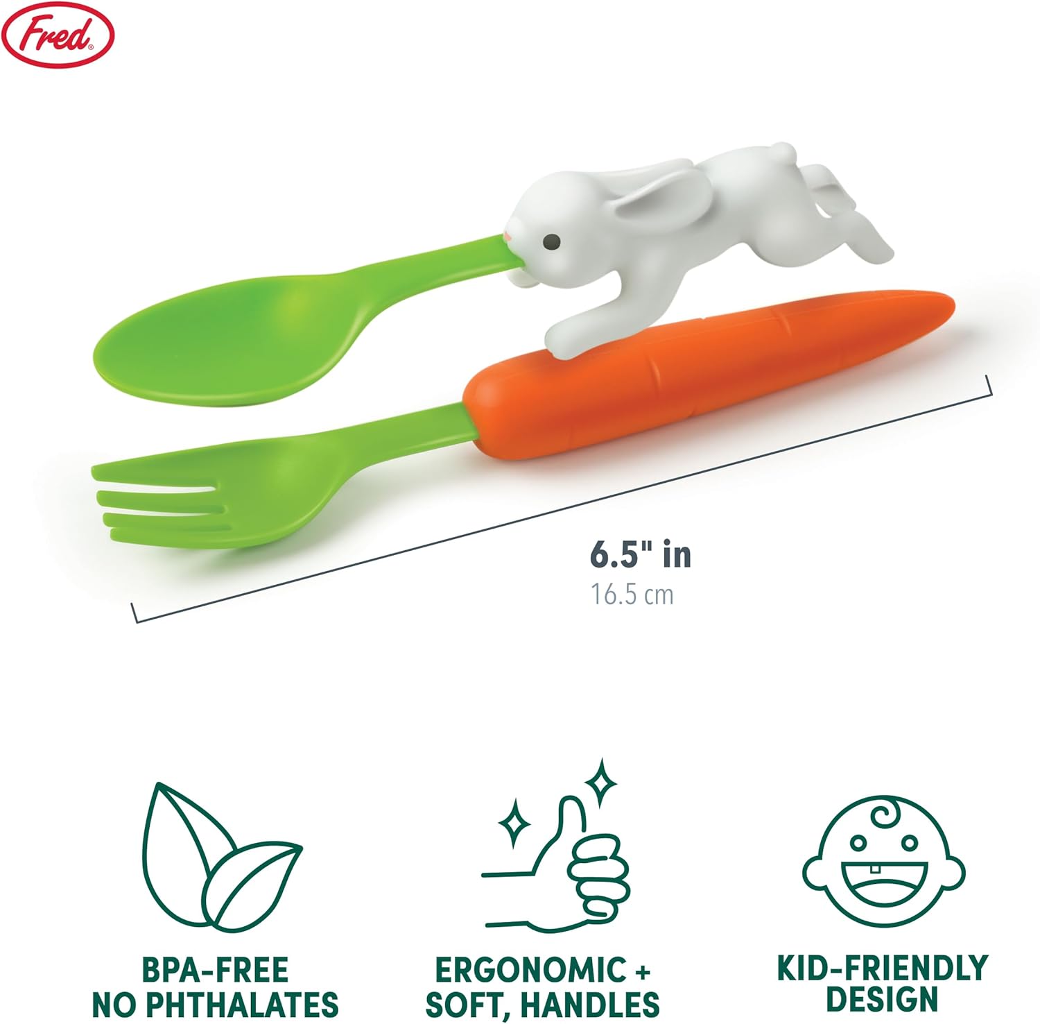Snack Rabbit Nesting Utensil Set