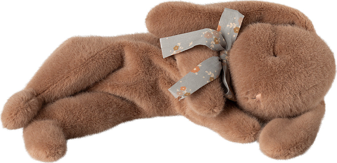 Soft Brown Sleeping Bunny Small Plush