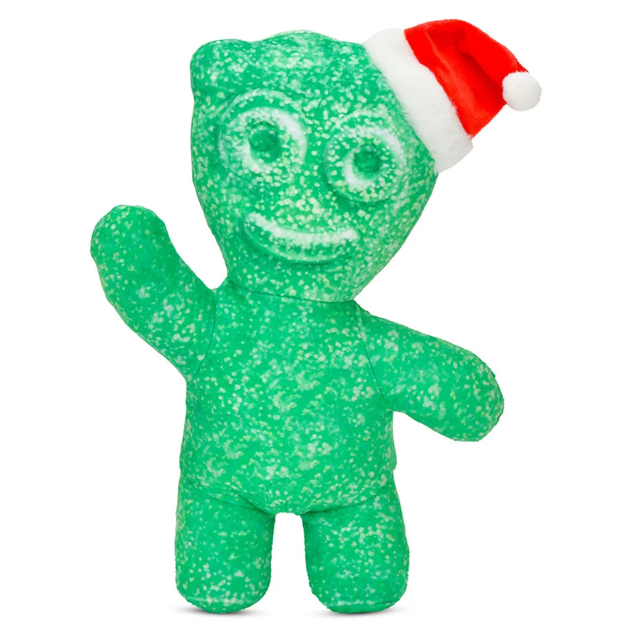 Sour Patch Kid Green Plush with Holiday Hat