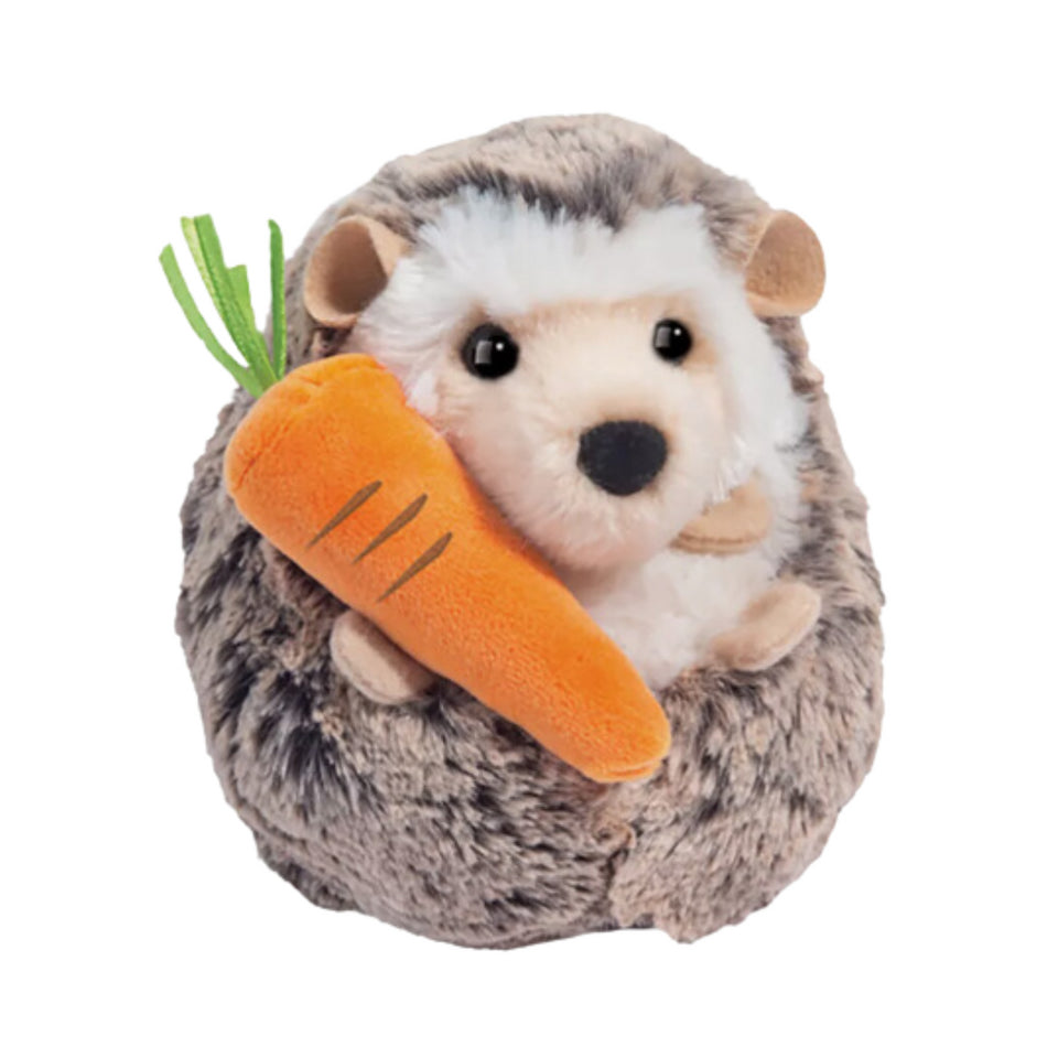 Spunky Hedgehog with carrot douglas stuffed animal
