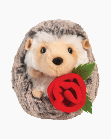 Spunky Hedgehog with Rose