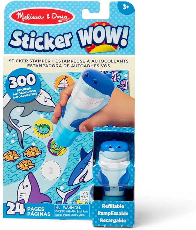 Sticker WOW! Shark Activity Pad & Sticker Stamper