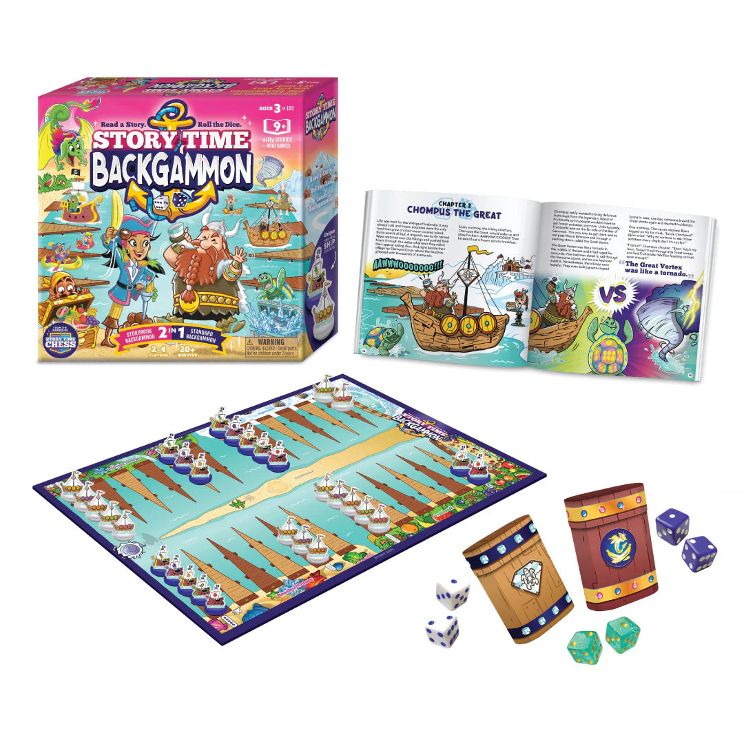 Story Time Backgammon Board Game