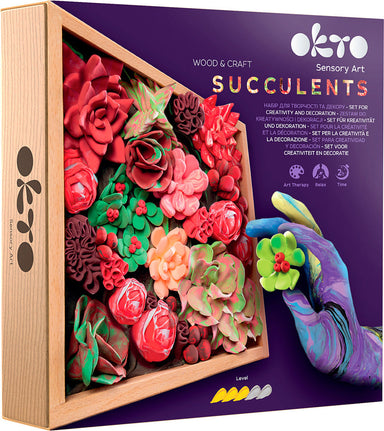 Succulents Passion OKTO Sensory Art 3D Painting