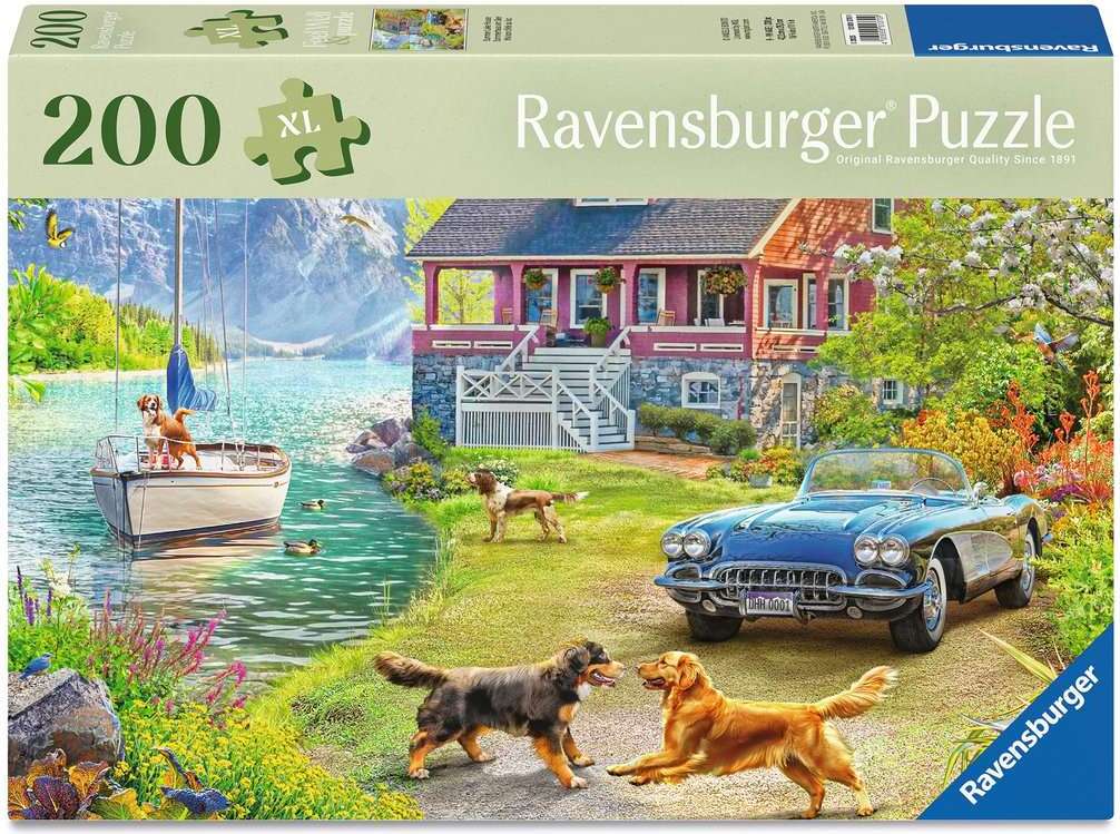 Summer Lake House 200 pc Puzzle