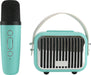 Teal Pocket Karaoke Speaker & Mic Combo Set