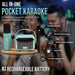 Teal Pocket Karaoke Speaker & Mic Combo Set