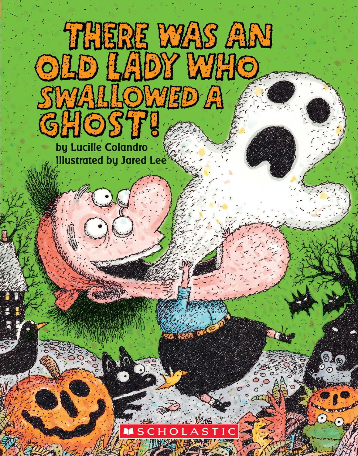 There was an Old Lady who Swallowed a Ghost! Board Book