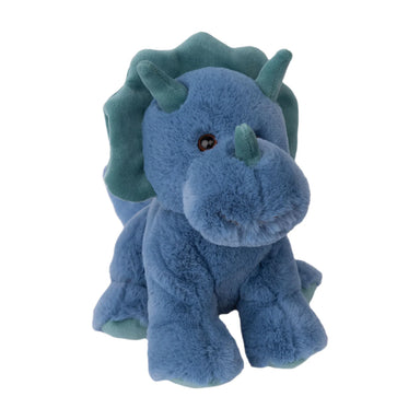 Tricey the Blue Triceratops Medium Plush