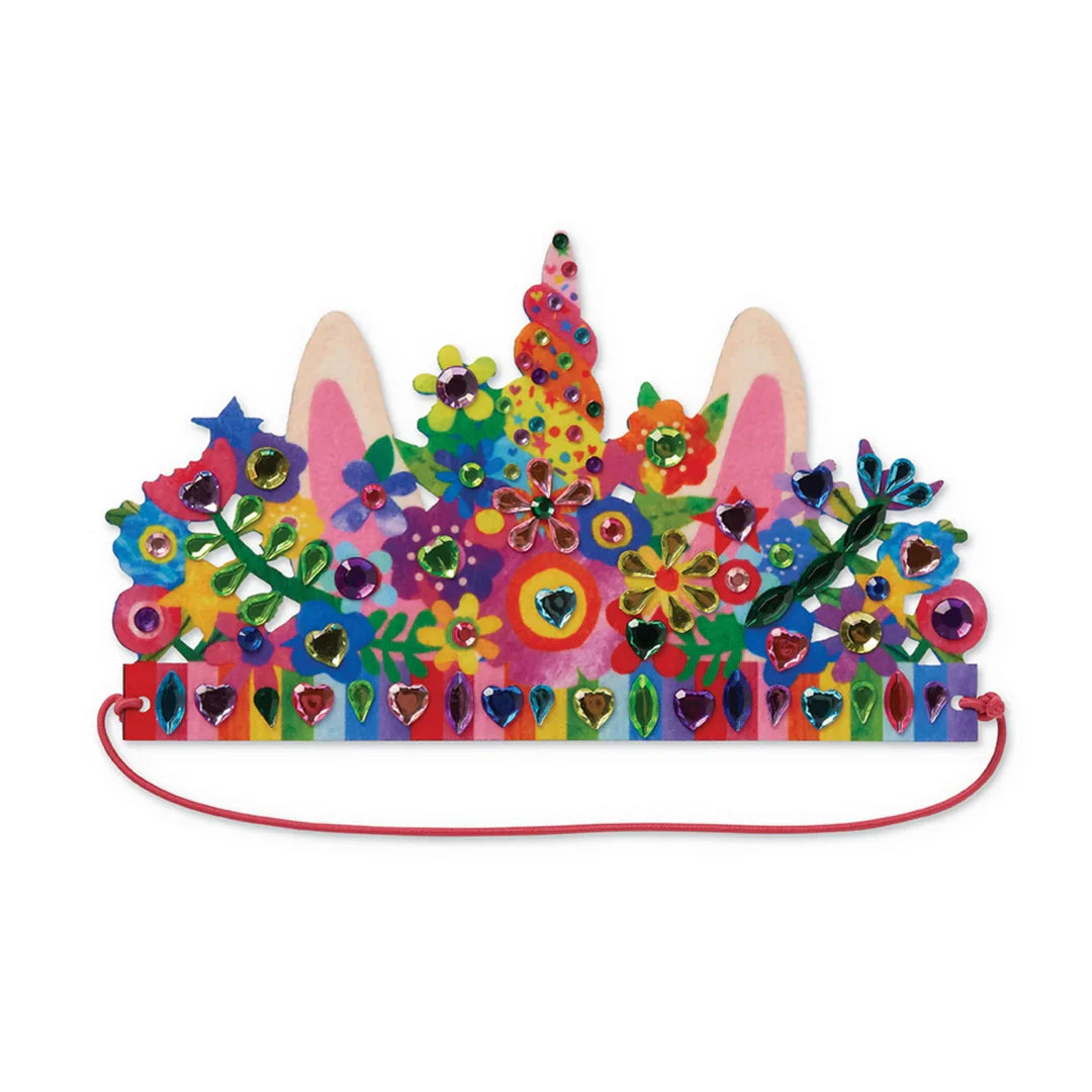 Unicorn Flowers Jewel Art Crowns