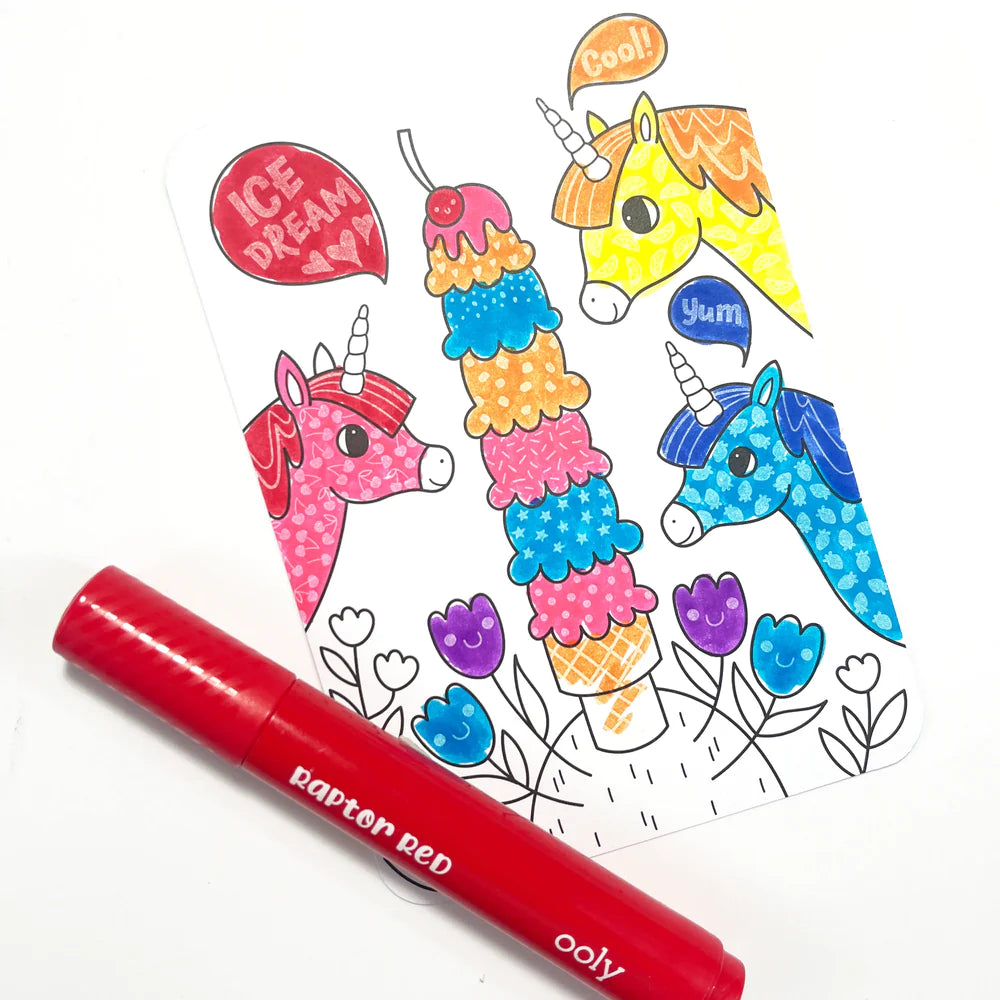 Unicorn Friends Undercover Art Hidden Patterns Coloring Activity