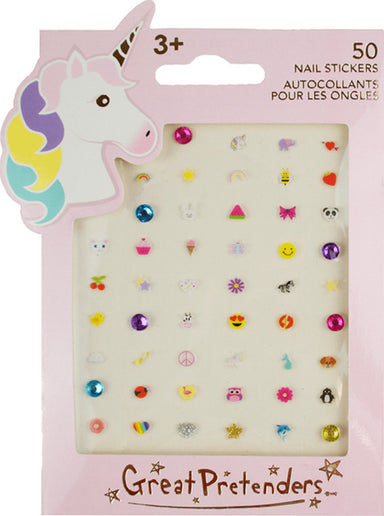 Unicorn Nail Stickers Card