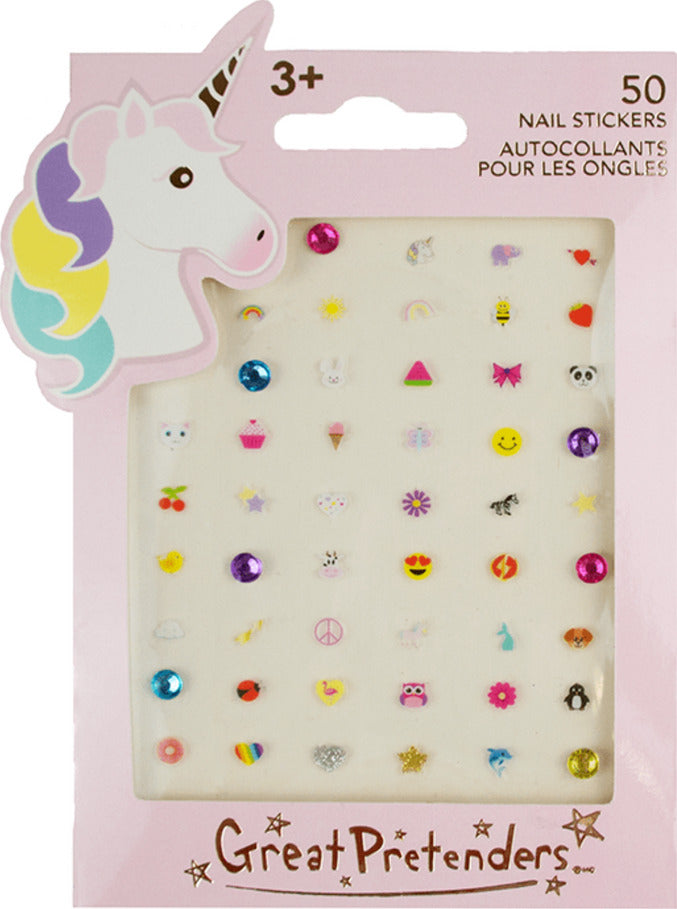Unicorn Nail Stickers Card
