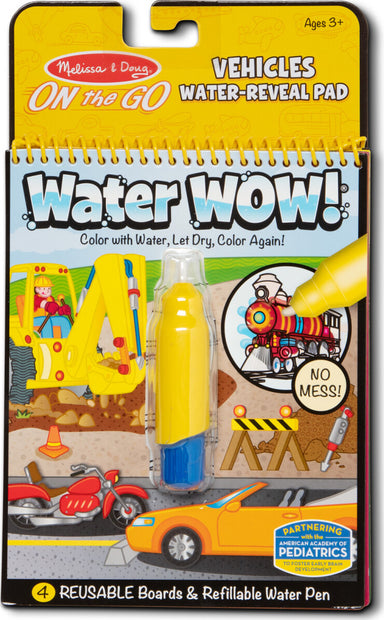 Vehicles Water Wow! Book