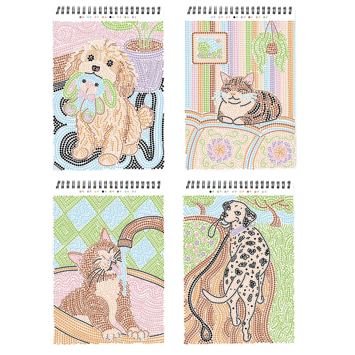 Wags & Whiskers FlowArt: Dot-By-Letter