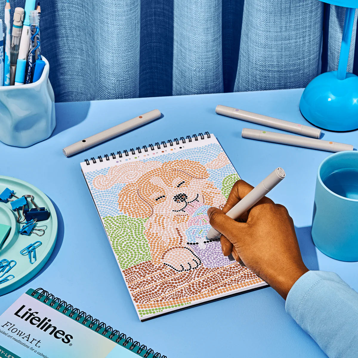 Wags & Whiskers FlowArt: Dot-By-Letter
