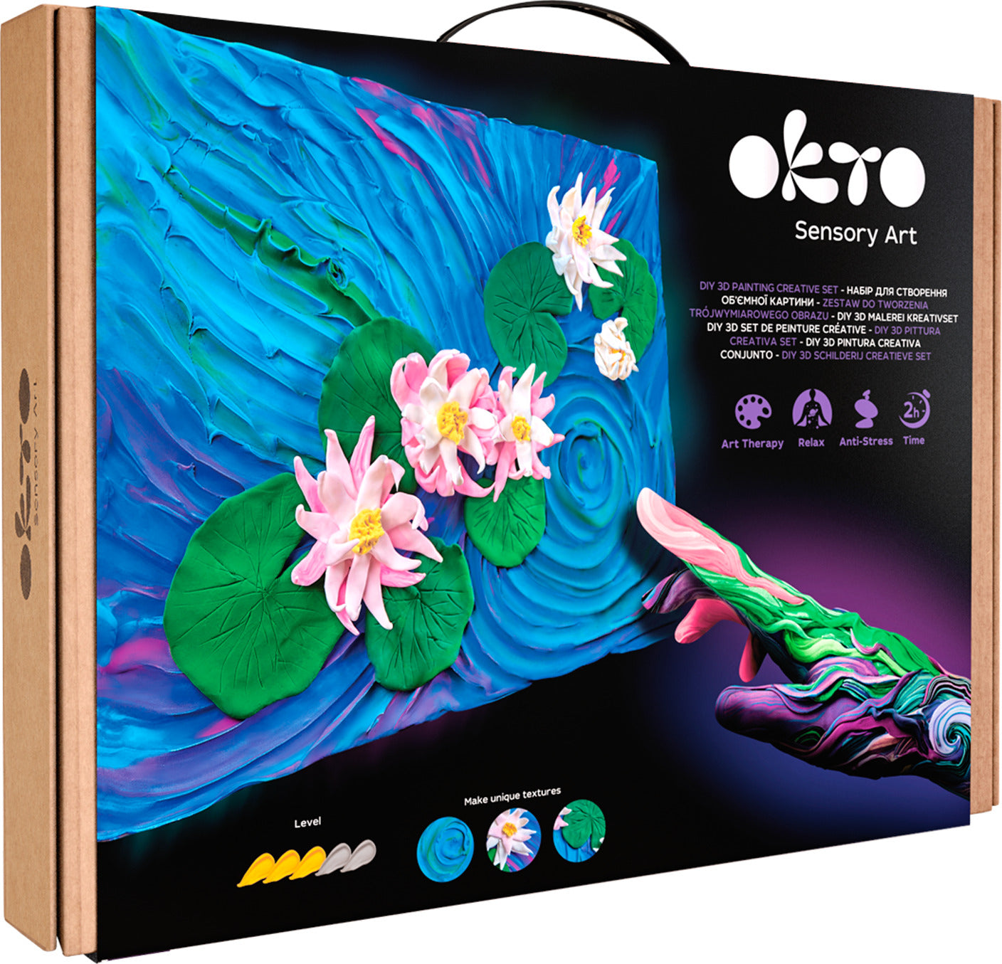 “Water Lilies” OKTO Sensory Art 3D Painting