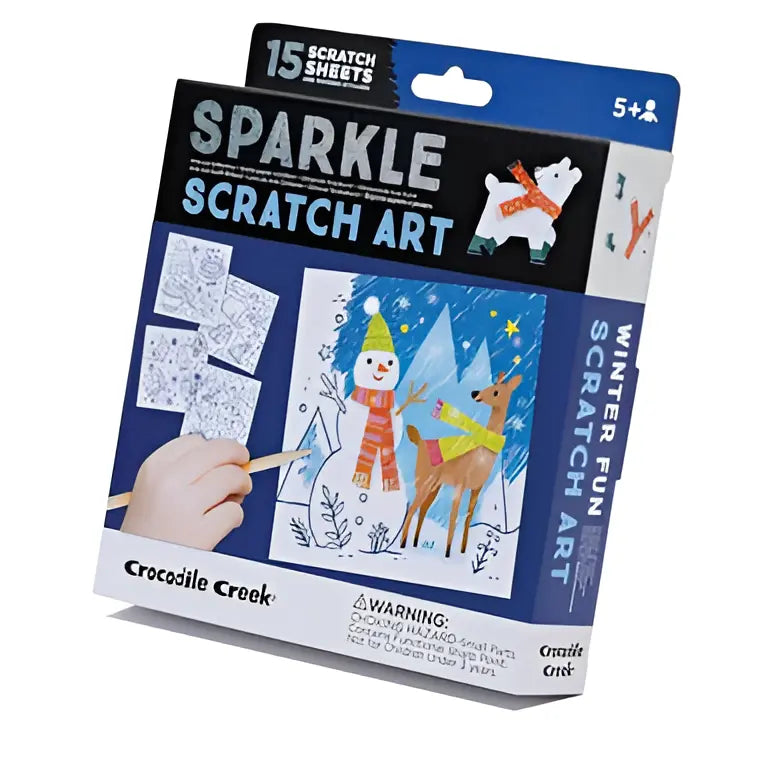 Winter Fun Sparkle Scratch Art