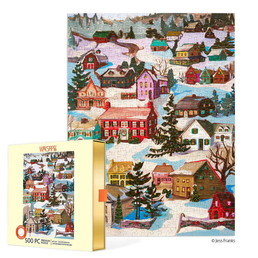 Winter Village 500 Piece Puzzle