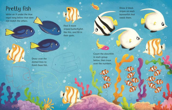 Wipe-Clean Aquarium Activities