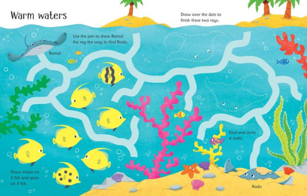 Wipe Clean Under The Sea Activities