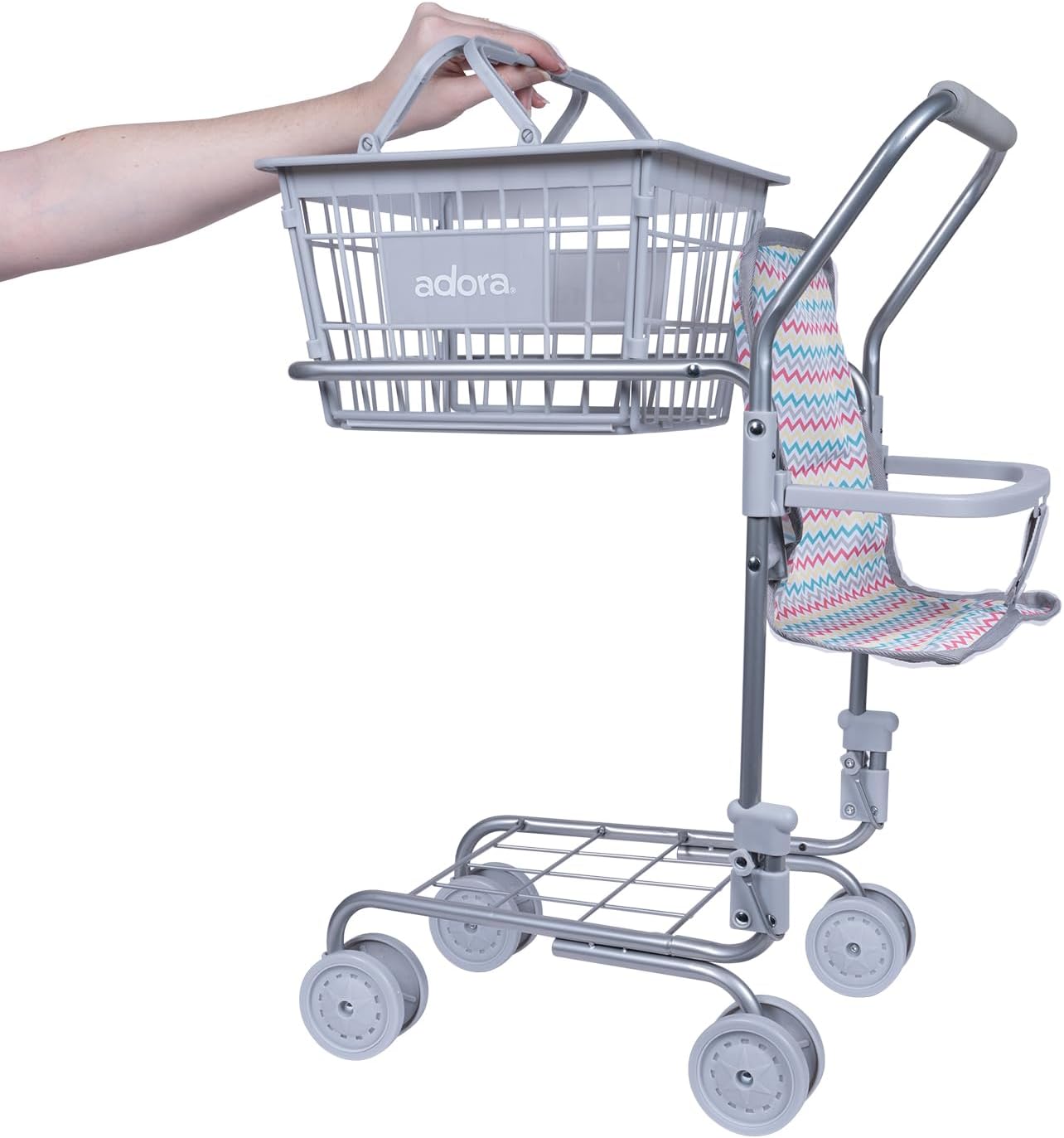 Zig Zag Rainbow Shopping Cart