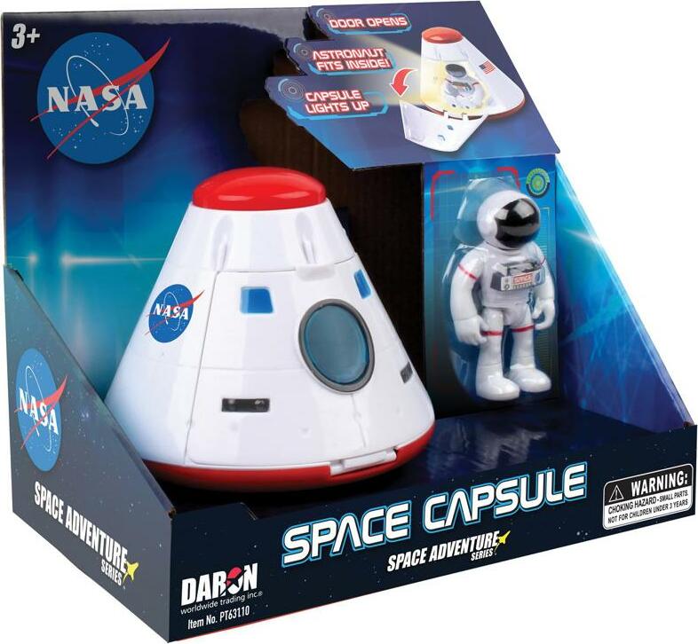 Daron Worldwide Trading Space Capsule with figure and light