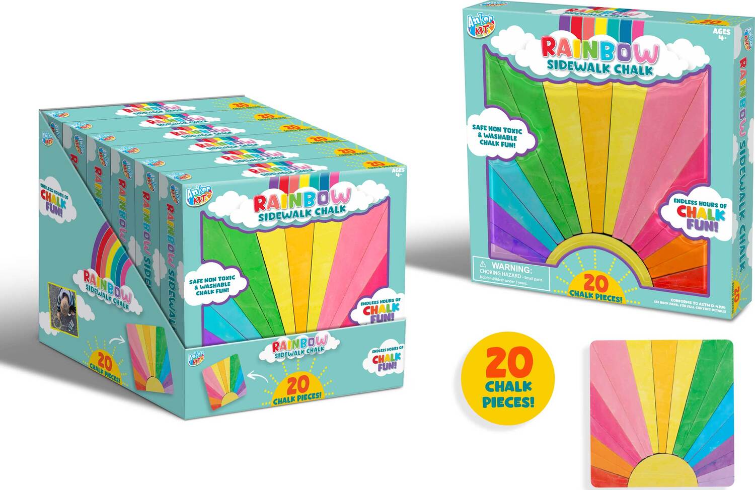 Rainbow Chalk Set