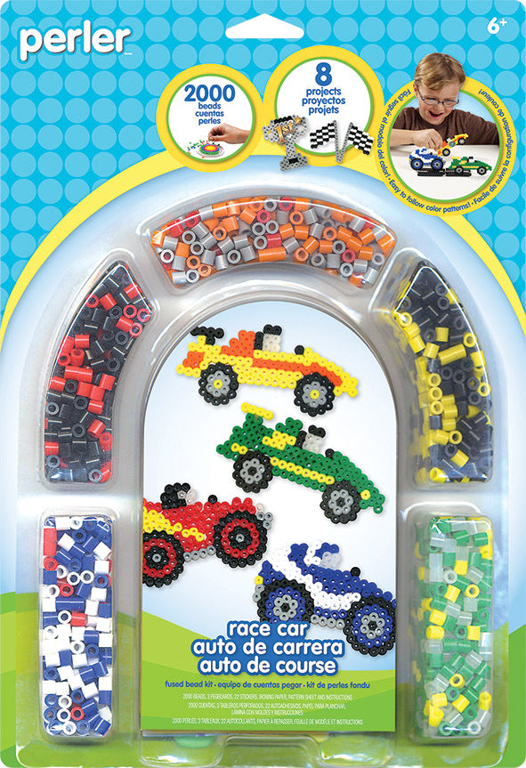 Race Car Perler Fused Bead Arch Set