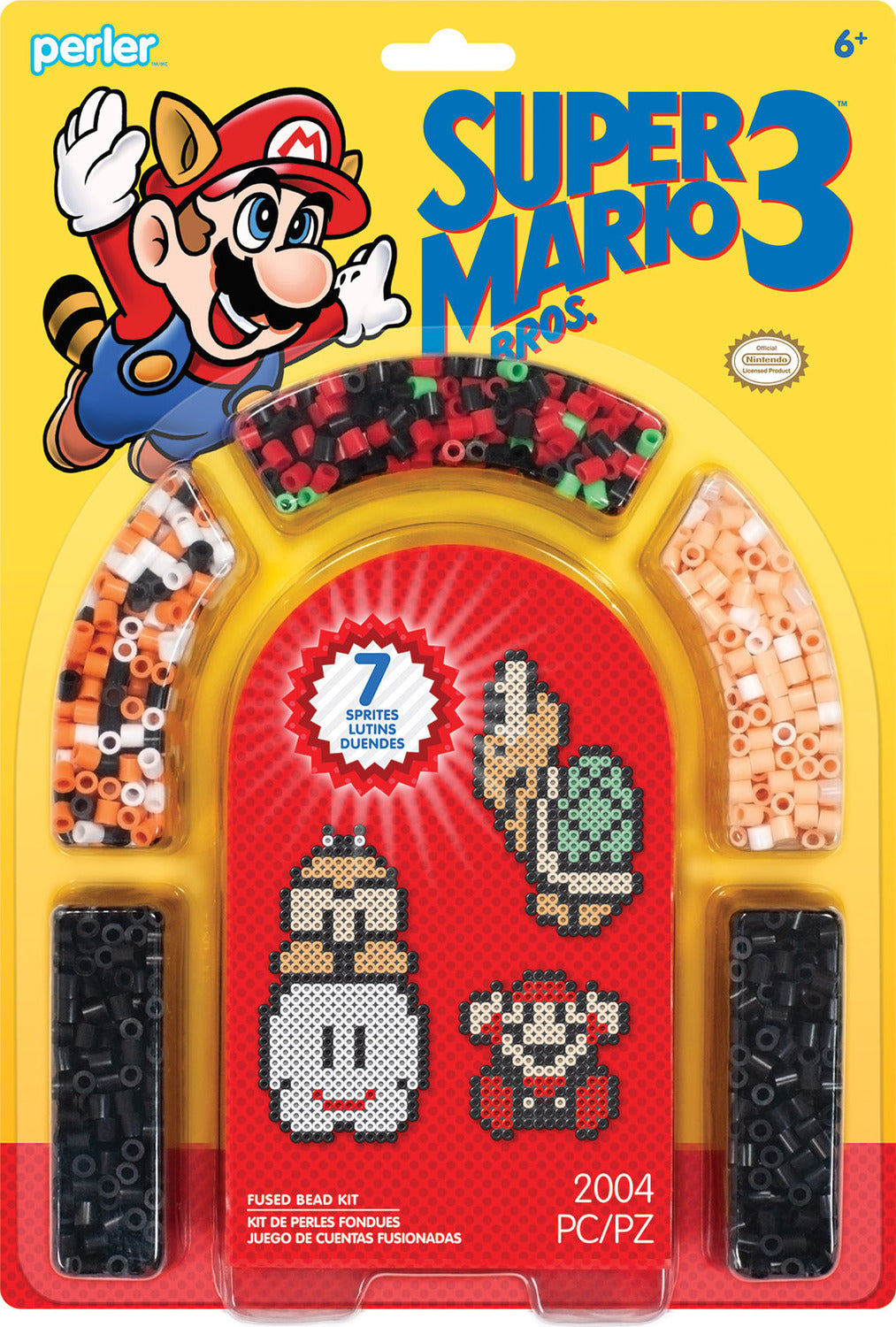 Super Mario Bros Perler Arch Set