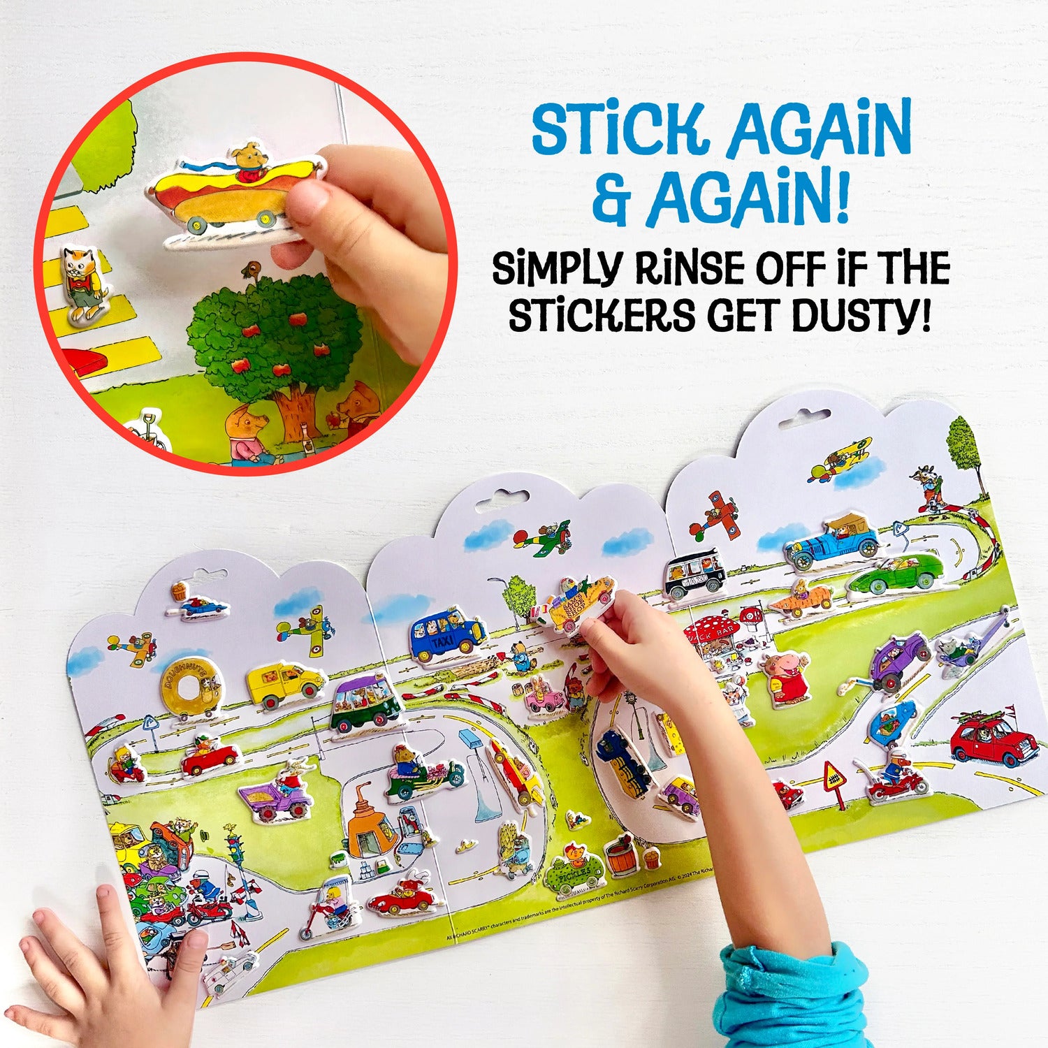 Richard Scarry's Busy World Puffy Stickers Play Set