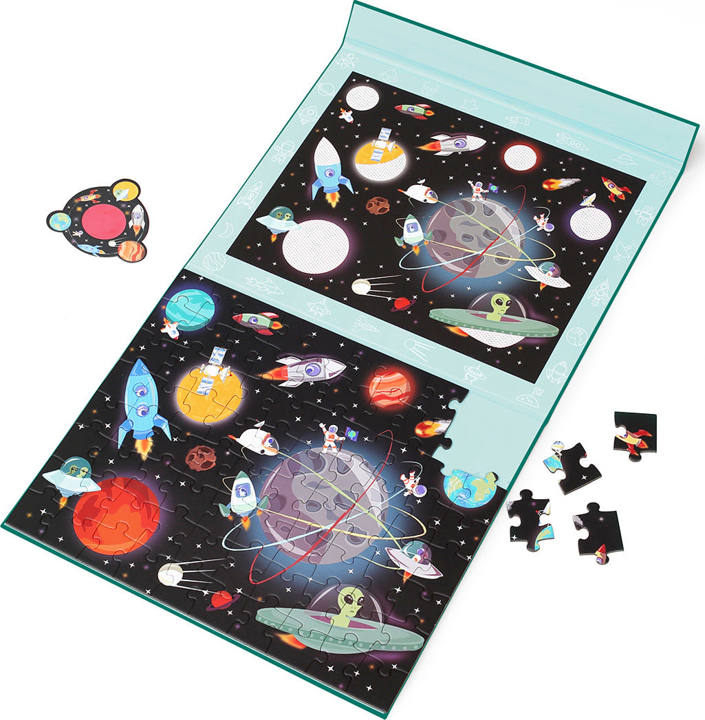 2 In 1 Magnetic Puzzle - Mystery Game - Space