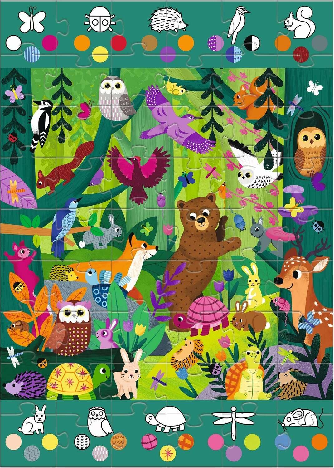 Observation Forest Giant Floor Jigsaw Puzzle