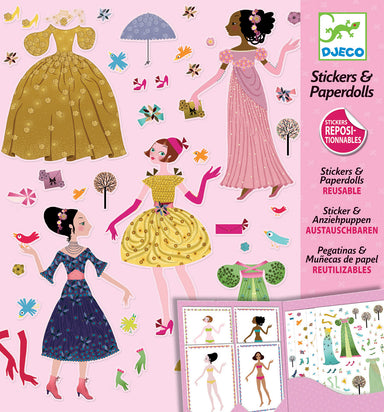 Seasons of Dresses Paper Dolls