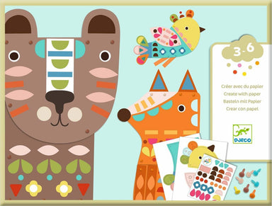 Giant Animals Collage Sticker Kit