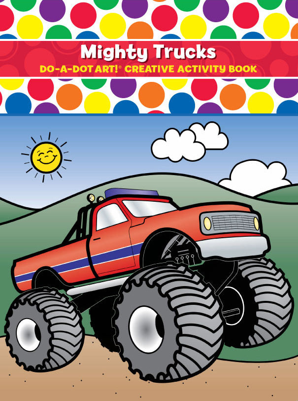 Mighty Trucks Coloring Book