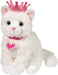 Duchess White Cat with Crown