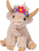 Laddie Highland Cow Mini Soft with Flower Crown