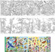 Bugs, Birds & Butterflies (fold-out coloring book with stickers)